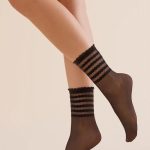 Високі прозорі шкарпетки Lora 1200