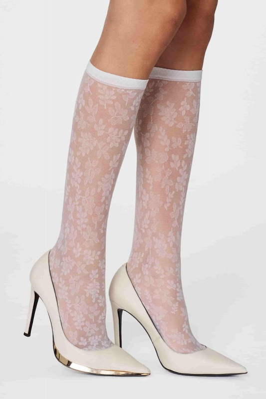 Гольфи з квітковим візерунком C4193 Pizzo Provenza 20d