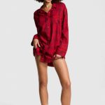 Домашняя рубашка 967228840 red