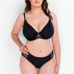 Раздельный купальник с микросеткой 979-017/979-234 black