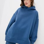 Трикотажное худи на флисе Teal TR0054-06-60