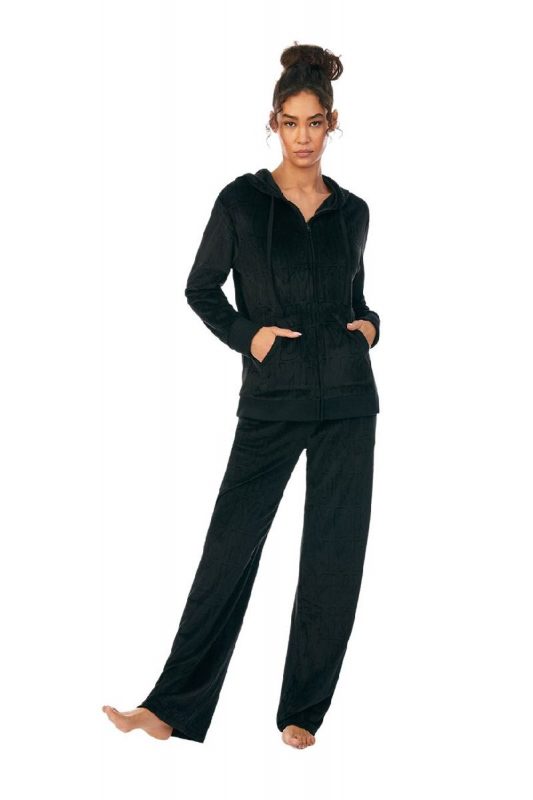 Велюровый костюм YI2822600/001 black