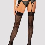 Ажурные чулки под пояс S824
