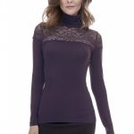 Джемпер из модала 6272-4 70/8122 gray/violet