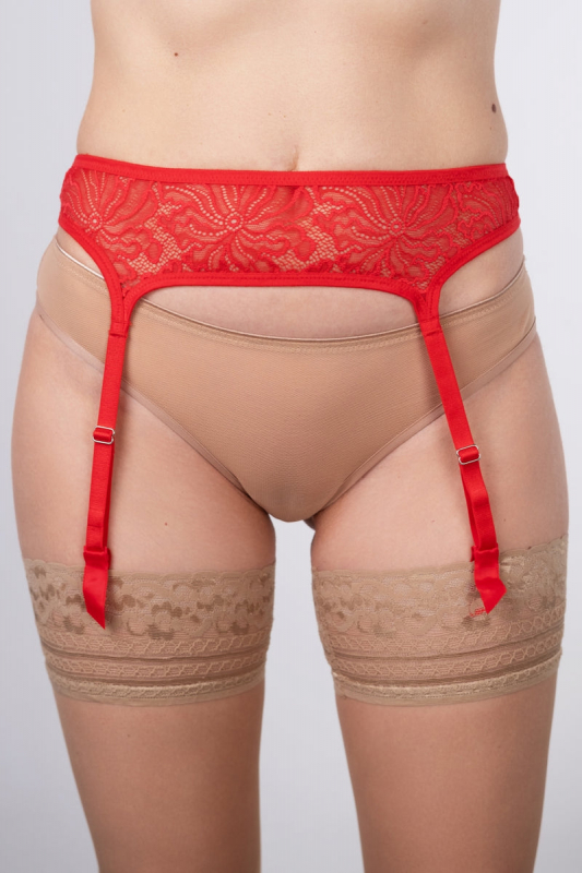 Пояс для чулок SLZ17402003 red/beige